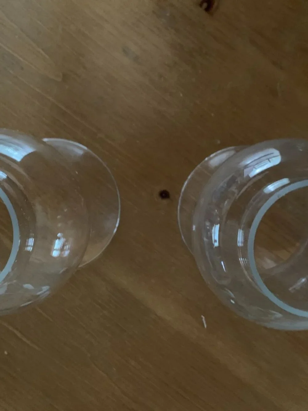 2 Princess House Heritage Hurricane Glass Lamp Globes Etched 6